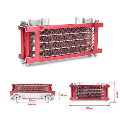 Retrofitting a Heat Dissipation Oil Cooler for Curved Beam Off Road Motorcycles