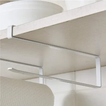 Kitchen Paper Toilet Paper Holder Tissue Holder Hanging Bathroom Roll Paper Holder Towel Rack Stand Kitchen Storage Hooks