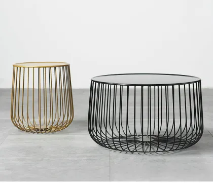 mid century modern black gold side coffee table