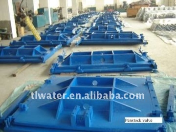 Square cast iron penstock