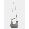 Grey-Brown Leather Crossbody New Women's Shoulder Bag