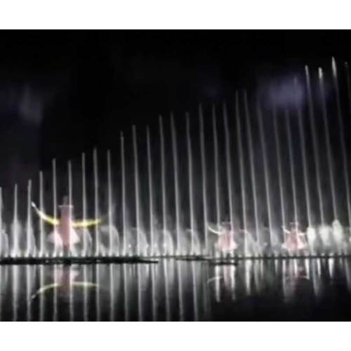 Contemporary floating music dancing water fountain