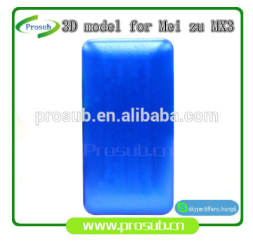 3D sublimation mobile phone case cover plastic injection mould for SFP-MZ X3