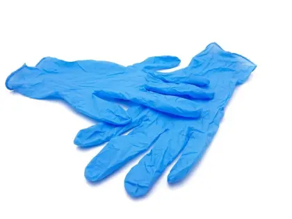Nitrile Disposable Gloves Isolate
