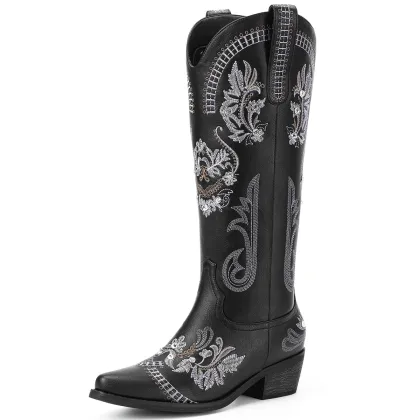 Women's Knee High Cowgirl Boots