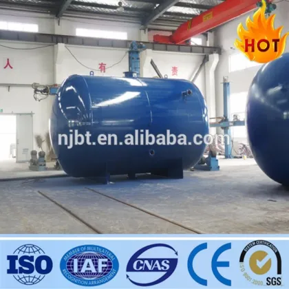 horizontal gas storage tank