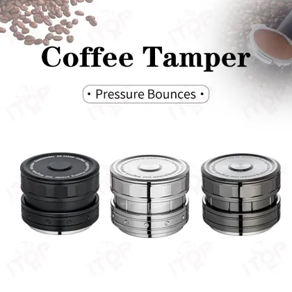 58mm Stainless Steel Coffee Tamper - Barista Tool for Coffee Powder Press
