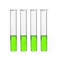 Cylindrical Borosilicate Glass Test Tube with Rim 7ml