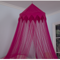 100% Polyester Pink Crown Circular Mosquito Nets