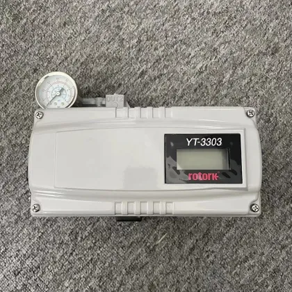 Rotork YT-3300 Smart Positioner: Advanced Torque Motor Technology in an Aluminum Housing with HART Communication and Pneumatic Valve Control