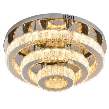 Lampu langit -langit LED Crystal Crystal Luxury untuk ruang tamu dan kantor