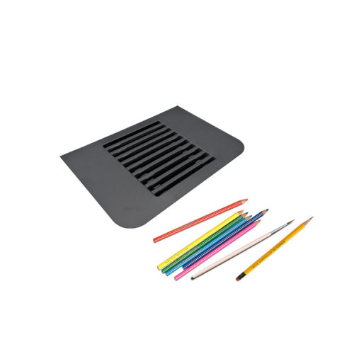 Custom black pen plastic velvet flocked blister tray