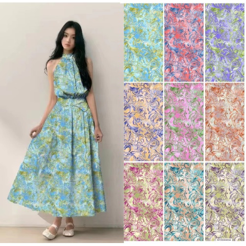 Fashion baru kain cetak digital rayon kapas