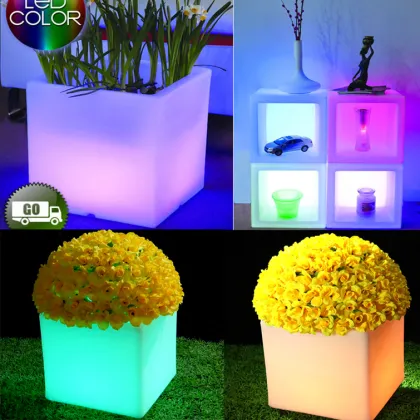 Multifunctional Electric LED Light Flowerpot