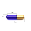 5 ml Rollito de metal de vidrio recargable en botella