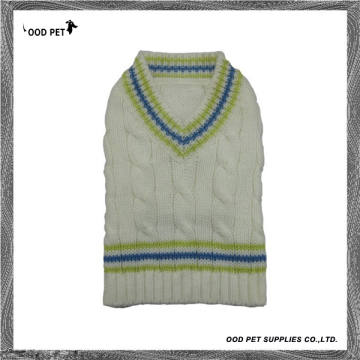 Open-Necked Cables Dog Sweaters