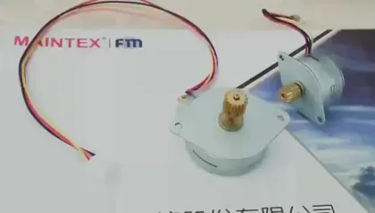 24v gear dc stepping motors for Attendance machine