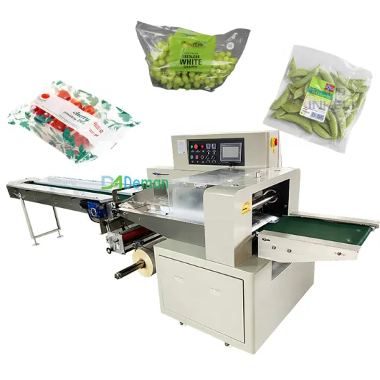 Vegetable and Fruit Packing Machines: Lentils, Leeks, Grapes, Cherry Tomatoes, Lettuce