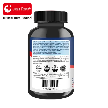 NAC Tablets Antioxidant Liver Respiratory Support