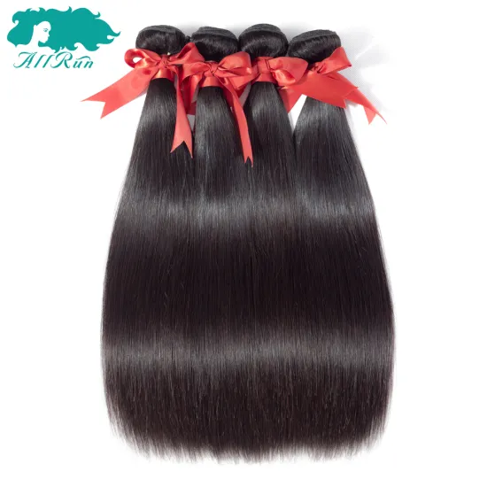 Guaranteed quality cheap brazilian virgin human hair weave bundles silky straight with closure