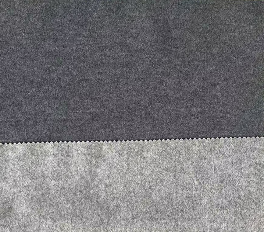 knitting polyester needle punched melton fabric