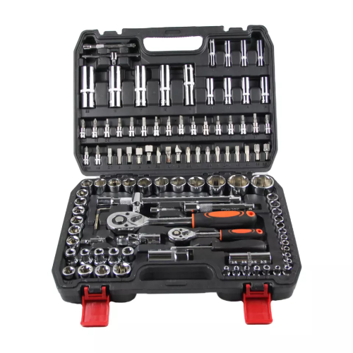 Toppprodukt 108st kit bilreparationsuttag Set Handverktygssatser Kombination Socket Wrench Set med plastverktygslåda