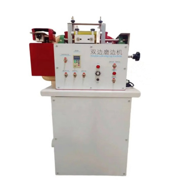 Automatic Double Wheeled Belt Making Machinery with Motor: Edge Grinding and Polishing for Leather Production