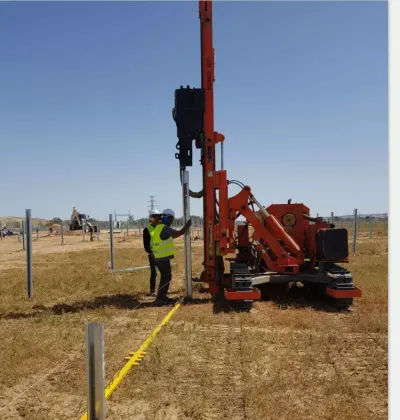 Hydraulic Pile Driver Machine, Photovoltaic Post Pile Driver