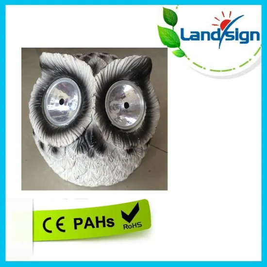 Cixi landsign solar owl shape light XLTD-614