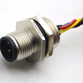 Einfacher Kabelbaum mit Amphenol M12 4P -Stecker