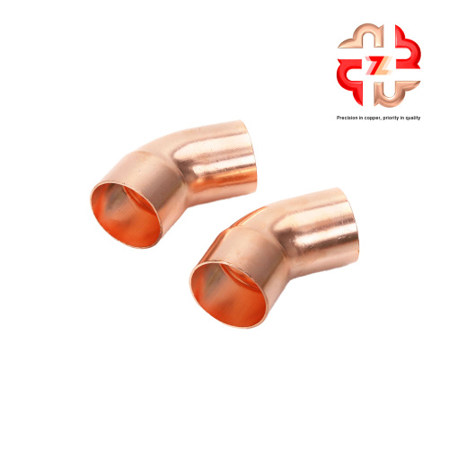 Прочный разъем медной трубки под углом 45 градусов