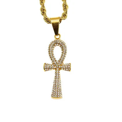 Anka Stainless Steel 18K Gold Plated Personalized Cross Pendant Necklace: The Ultimate Gift Jewelry