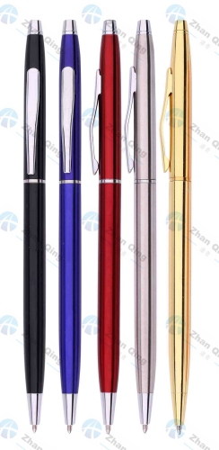 Pen Ballpoint Aluminium dengan Logo Tersuai Engraved