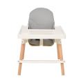 2-in 1 Baby High Chair With Beech Legs