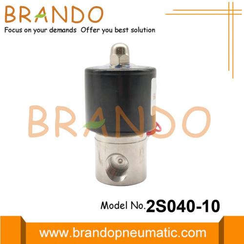 3/8 İnç 2S040-10 Paslanmaz Çelik Solenoid Valf 220VAC