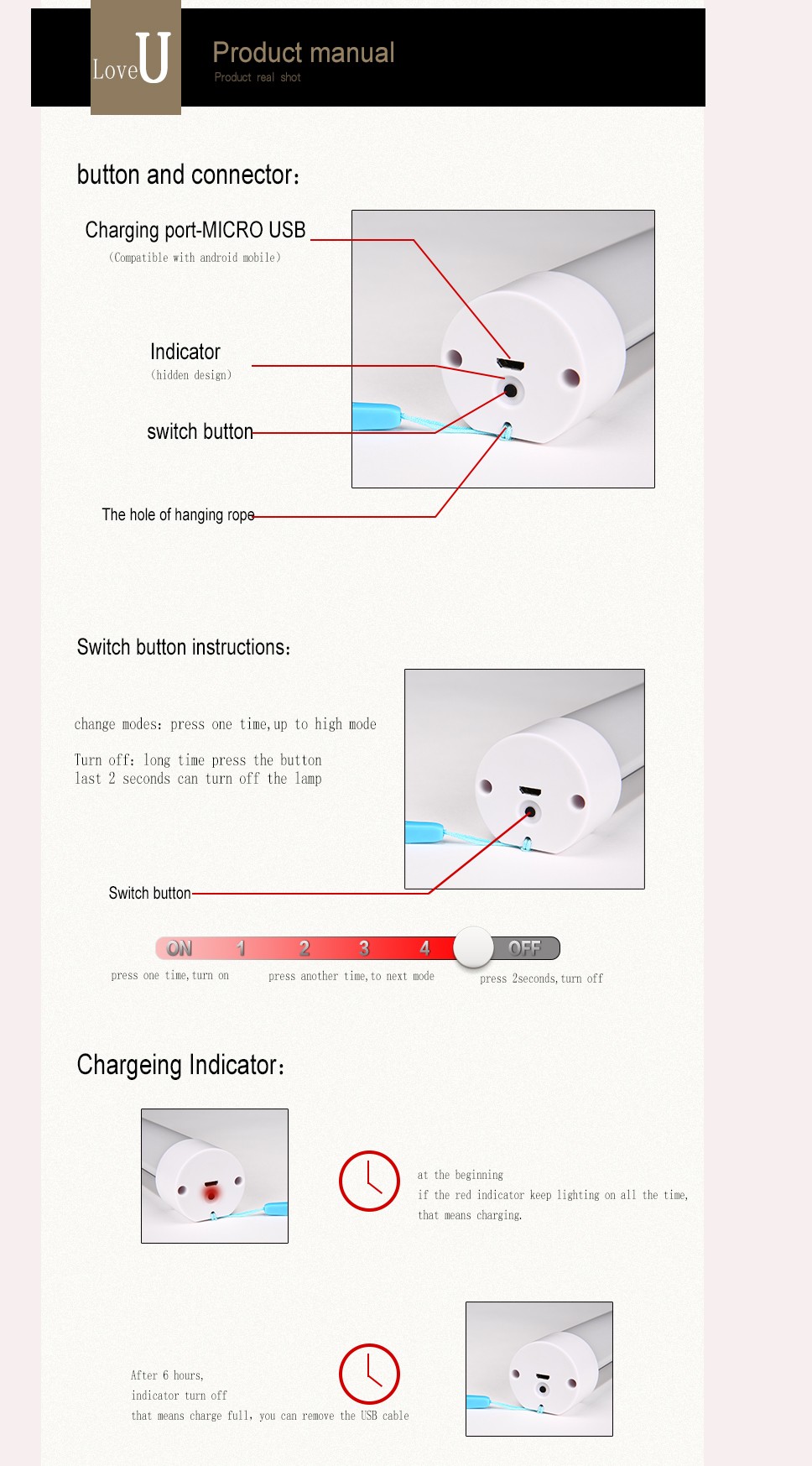 Rechargeable led tube light