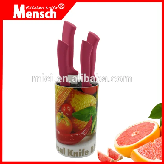 4pcs life style ceramic goods knife set in high quality and safe package