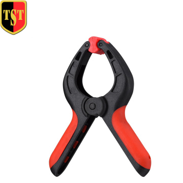 Double Color TPR Handle Photon Studio Holder Wood Working Plastic Spring Clamp