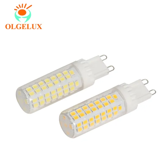 High Efficiency Flicker-Free G9 LED Bulb AC120V - 7W Dimmable Ultra Bright 6500K for Hotels and PC