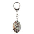 Natural Gemstone Agate Keychain