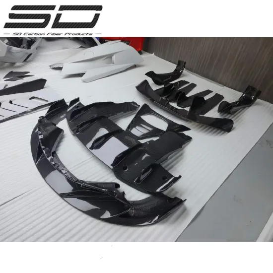 High-Quality R Style Dry Carbon Fiber Body Kits for McLaren 720S