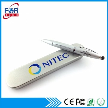 2017 Hot Guest Favors Metal Gift Box USB Flash Drives Pen Shaped USB Memory Stick 1gb to 64gb