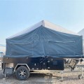 Travel Rear Caravan Trailer Mini With Solar Panel