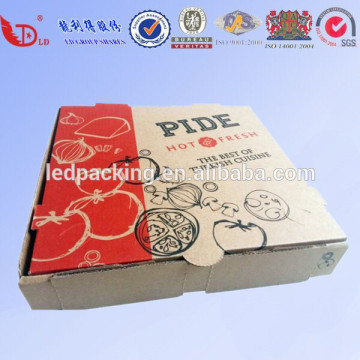 Food Used Pizza Box Factory Delivery Carton Pizza Box Customized Logo Pizza Box