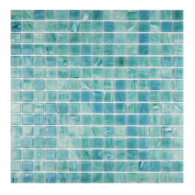 Watercolor glass mosaic for exterior wall decoration