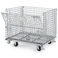 Warehouse Metal Storage Cage with Wheels