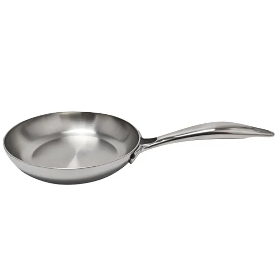 3Ply 304 Stainless Steel Saute Pan for Home Kitchen Cooking