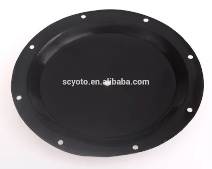 Fabric rubber diaphragm for valves