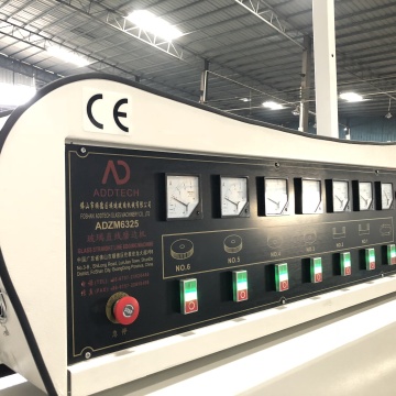 6 MOTORS Glass Edging Machine / Straight Line Glass Edge Polishing Machine