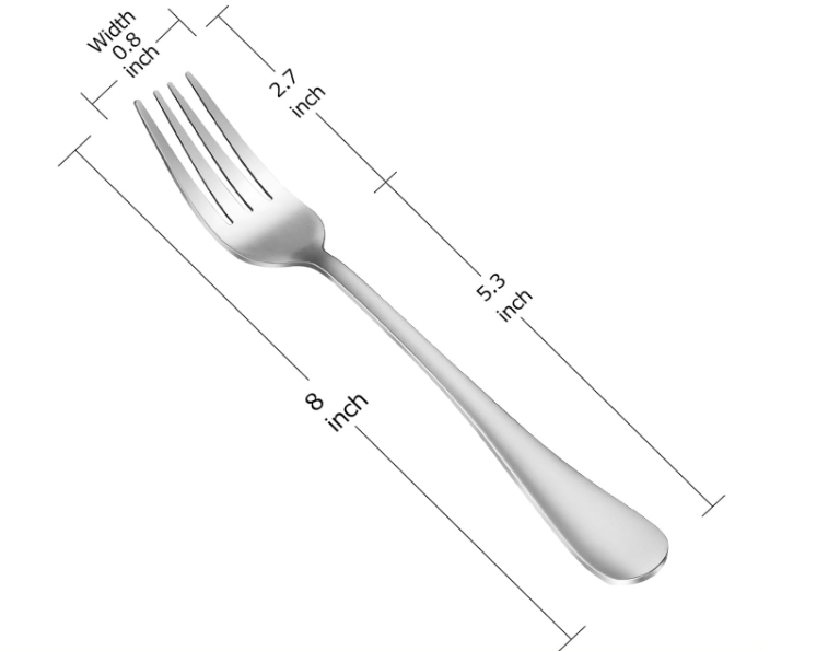 Durable Stainless Steel Fork for Daily Use